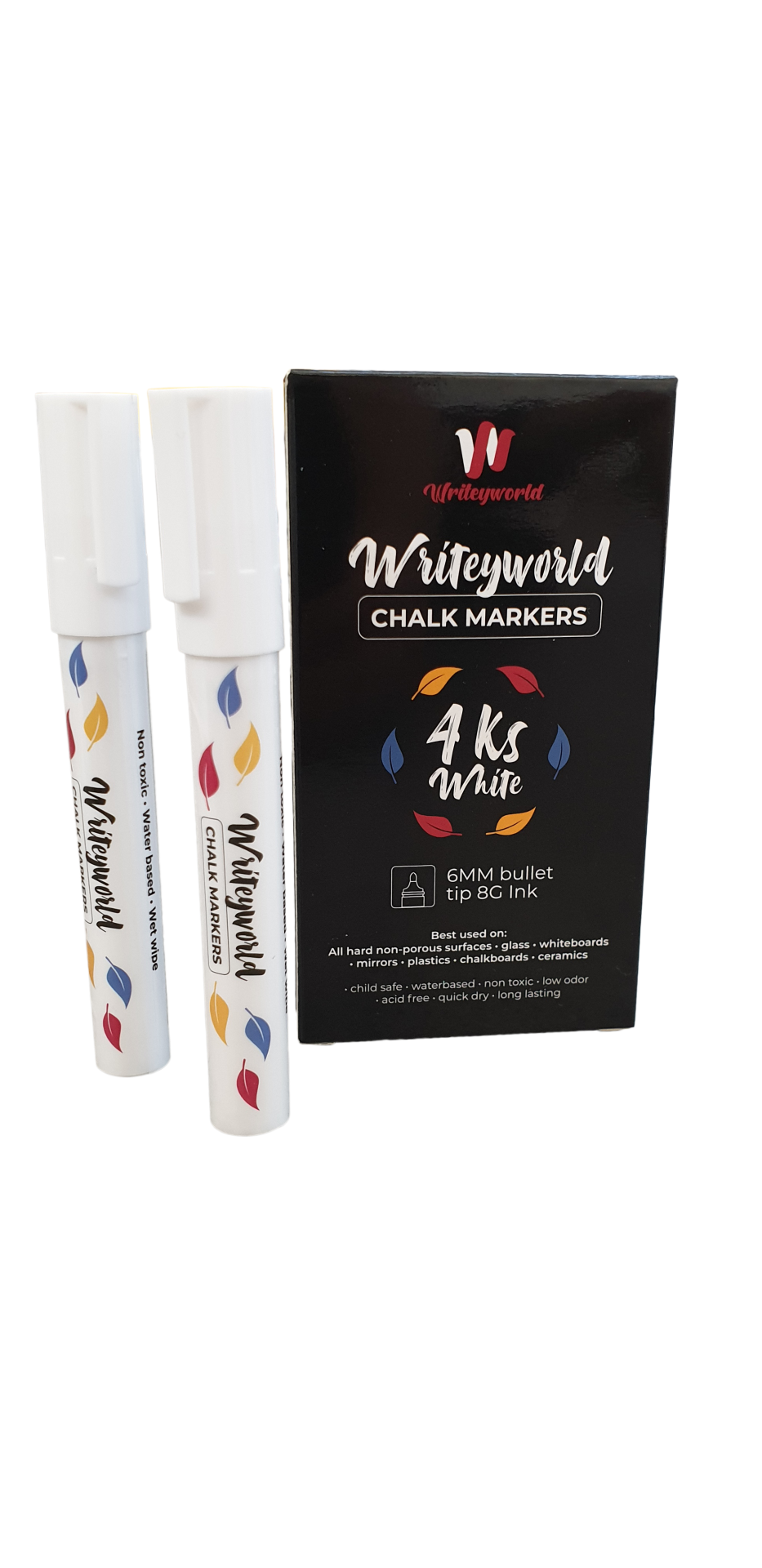 BIELE KRIEDOVÉ POPISOVAČE WRITEYWORLD