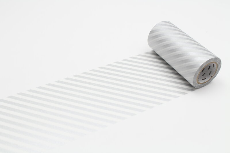 WASHI PÁSKA - MT CASA - SILVER STRIPE