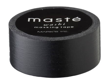 WASHI LEMOVACIA PÁSKA - čierna matná